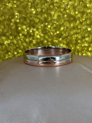 14k tt gold size 8 double band