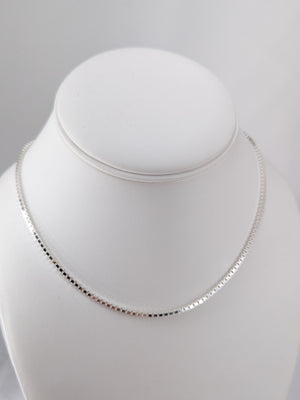 Silver Box Chain 1.9mm - 20in