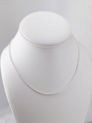 Silver Rope Chain 1.8MM - 20in