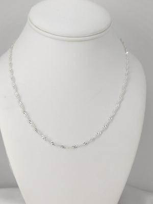 Silver Singapore Chain 2.2MM - 18in