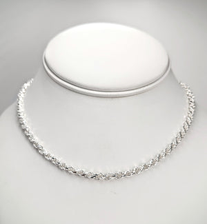 Silver Rope Chain 3.8MM - 24