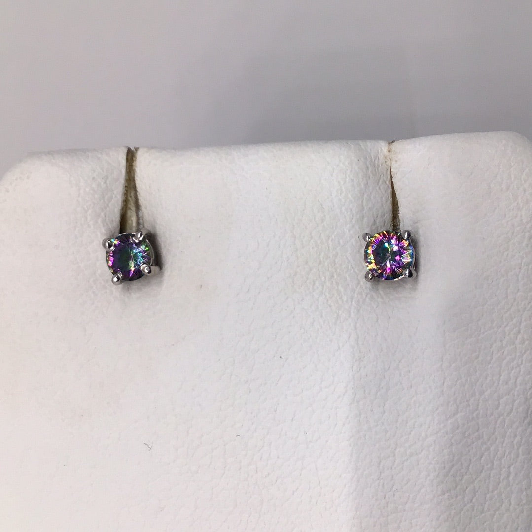 Mystic Quartz retailer Stud Earrings